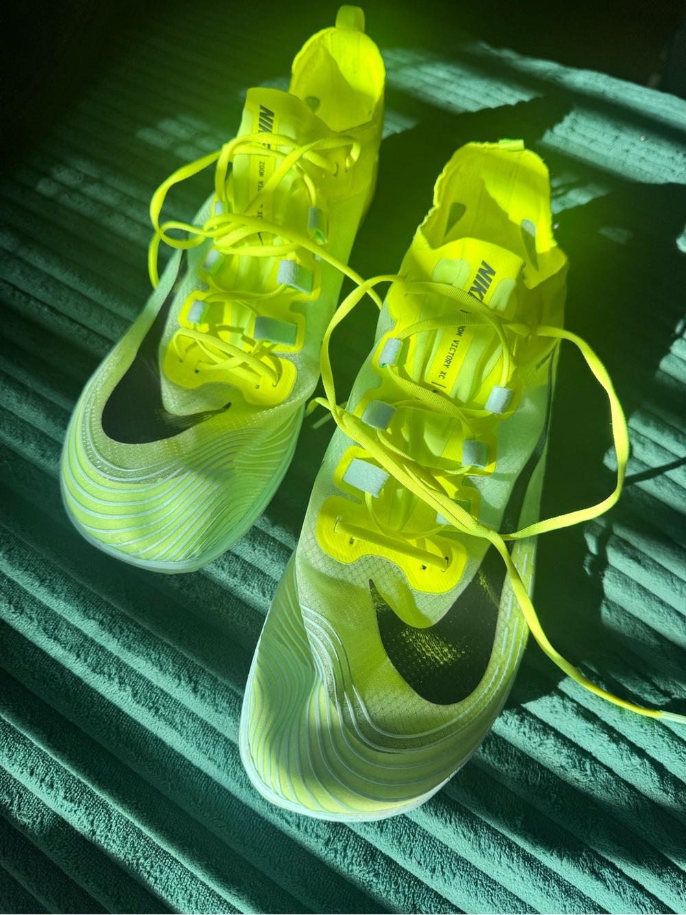 Nike ZoomX Dragonfly XC Cross Country Track Spikes Volt US 13 AJ0847-702